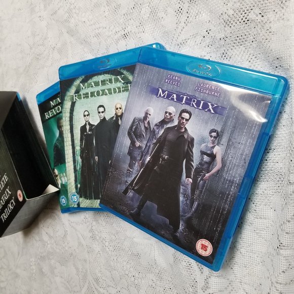 Complete Matrix Trilogy Boxed Set 3  Blu Ray - Picture 2 of 4